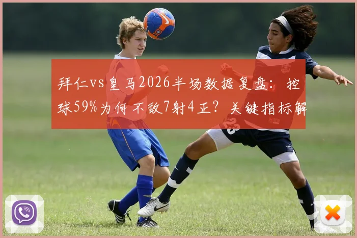 拜仁vs皇马2026半场数据复盘:控球59%为何不敌7射4正?关键指标解读与胜负手分析