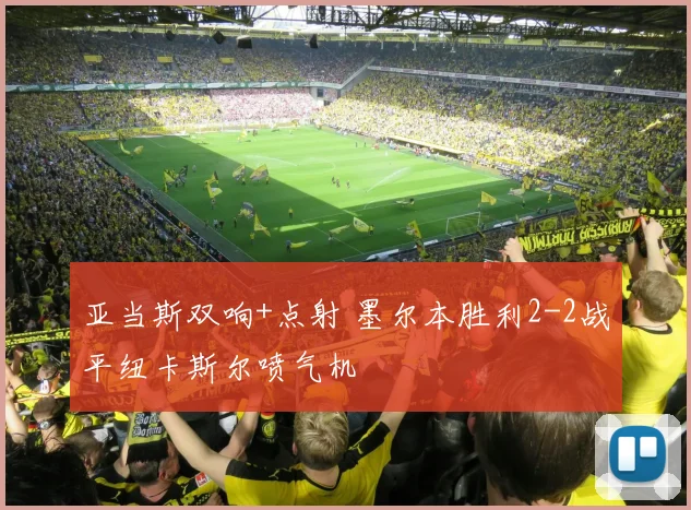 亚当斯双响+点射 墨尔本胜利2-2战平纽卡斯尔喷气机